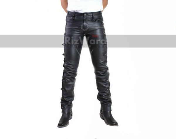 Real Leather Gay Pant- Sexy Gay Pant - Dare To Be Bold