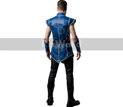 Medieval Viking Leather Jerkin with Pants Ren Faire Leather Vest Renaissance Rave Vest for Fantasy Cosplay Costume Medieval Jerkin Outfit