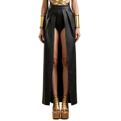 Cleopatra Leather Roleplay Costume - Sexy Cleopatra Adult Costume - Seductive Egyptian Goddess Dress - Pharaoh Queen Sexy Roleplay Costume