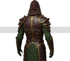 Regal Vanguard Assassin Leather Armor Suit - Medieval Knight Armour for Cosplay Costume - LARP Cosplay Samurai Armor - Leather Combat Suit
