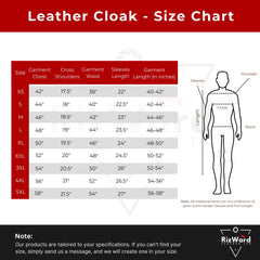 Marvel Superhero Inspired Leather Costume - God of Thunder Cape & Armour - Medieval Cosplay Cloak - LARP Festival Outfit - Renaissance Cloak