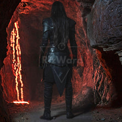 Handmade Black Leather Warrior Armour - Leather Medieval Chest Armor for Cosplay - Gothic Leather Viking Armor Costume Gifts - Armor Kilt