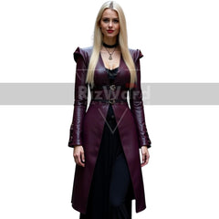 Handmade Leather Trench Coat - Steampunk Leather Long Coat - Winter Slim Fit OverCoat - Stylish Winter Wear - Classic Long Coat