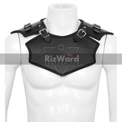 Men PU/FAUX Leather Adult Handmade Armour Cosplay Gorget