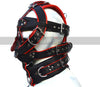 Leather Fetish Slave Extreme Head Harness With D Rings - Leather Face Hood - Fetish Muzzle Face Restraints - Leather Head Harness