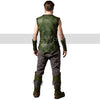 Exclusive Elven Ranger Leather Vest – Handcrafted Green Fantasy Armor - Renaissance Fair Elf Medieval Vest - Viking Jerkin Cosplay Costume