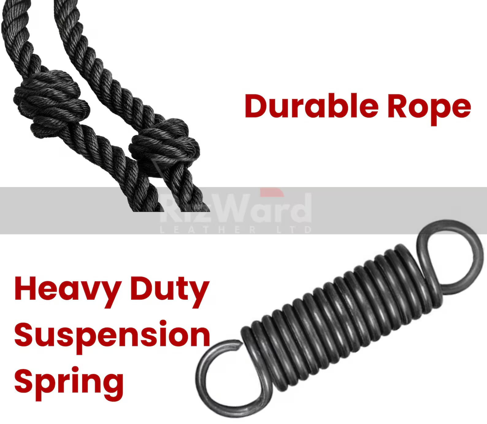 Deluxe Leather Sex Swing & Sling for Couples Adult Play | Padded Leather Bondage Sex Swing | Erotic Sex Furniture | Adult Sex Sling footrest
