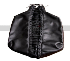 Restrictive Leather Open Chest Arms Binder | Kinky Square Arm binder | Restraints for Adult Roles Play | Fetish Leather Lacing Armbinder
