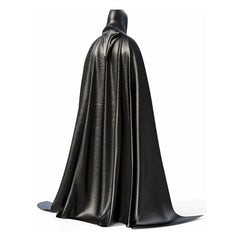 Black Leather Hooded Cloak - Wizard Cloak - Medieval Cloak - Long Traveling Cloak Cape