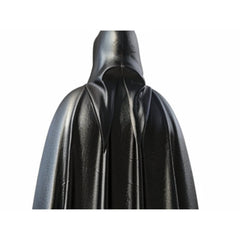 Black Leather Hooded Cloak - Wizard Cloak - Medieval Cloak - Long Traveling Cloak Cape