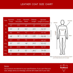 Handmade Leather Trench Coat - Steampunk Leather Long Coat - Winter Slim Fit OverCoat - Stylish Winter Wear - Classic Long Coat