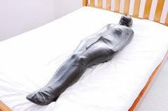 Custom Full-Encasement Leather Sleepsack with Optional Nipple Zippers
