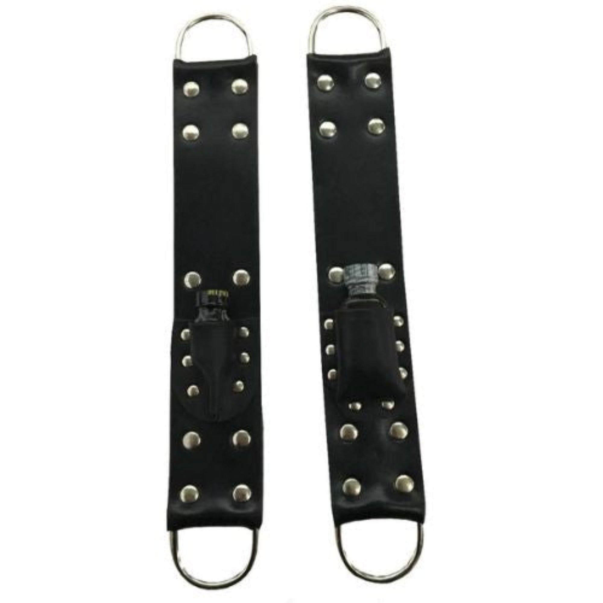 picture showing leather straps with lube holder