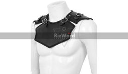 Men PU/FAUX Leather Adult Handmade Armour Cosplay Gorget