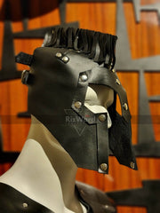 Mens Leather Ancient Gladiator War Armor With Kilt & Head Mask